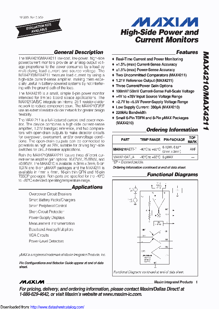 MAX4210DEUA_9062890.PDF Datasheet