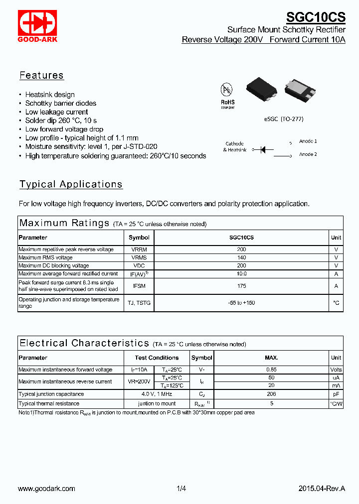 SGC10CS-15_9063310.PDF Datasheet