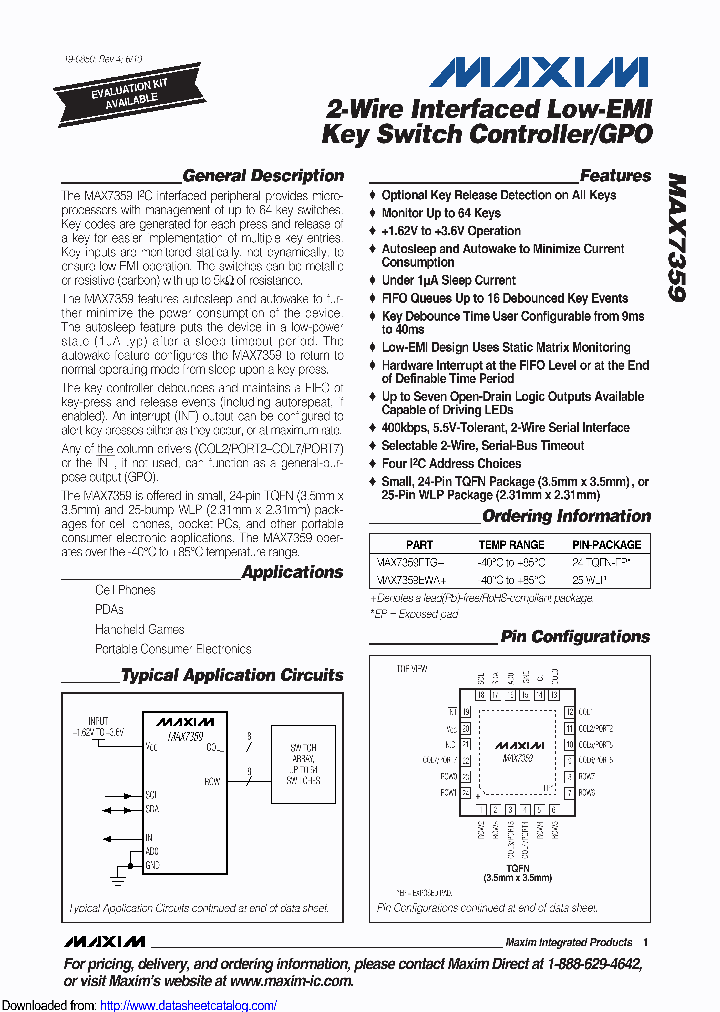 MAX7359_9064318.PDF Datasheet