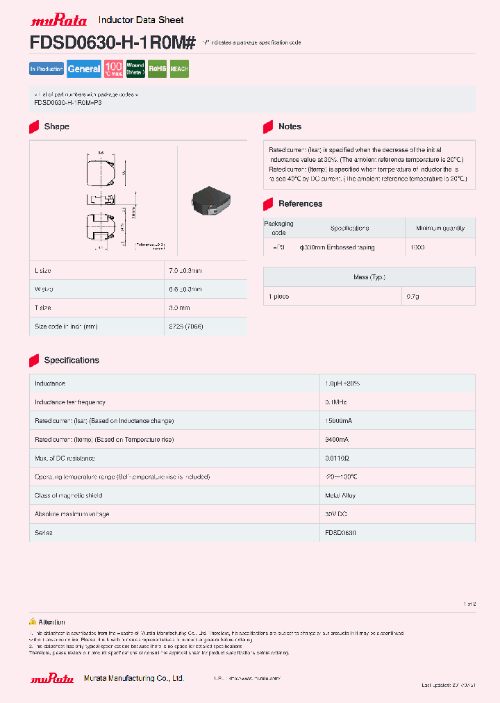 FDSD0630-H-1R0M_9064280.PDF Datasheet