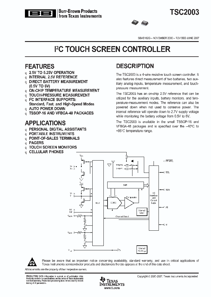 TSC2003IPW_9064357.PDF Datasheet