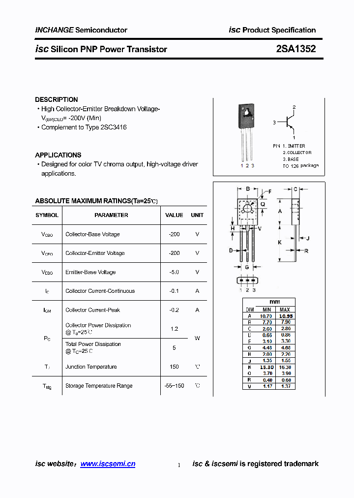 2SA1352_9064611.PDF Datasheet