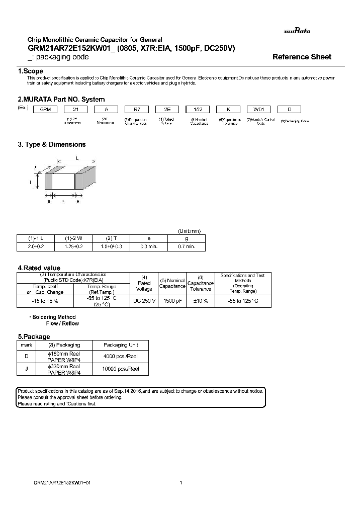 GRM21AR72E152KW01_9064708.PDF Datasheet