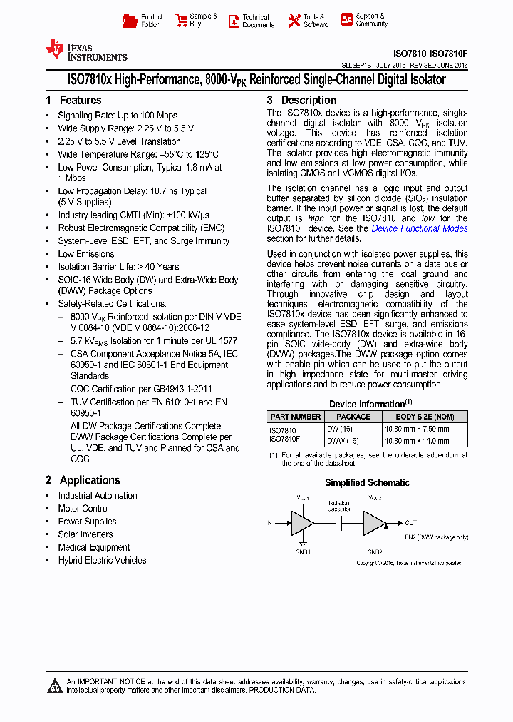 ISO7810FDW_9065756.PDF Datasheet