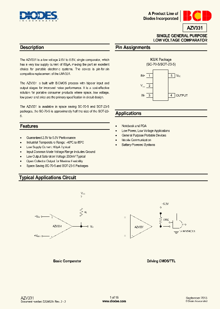 AZV331_9066025.PDF Datasheet