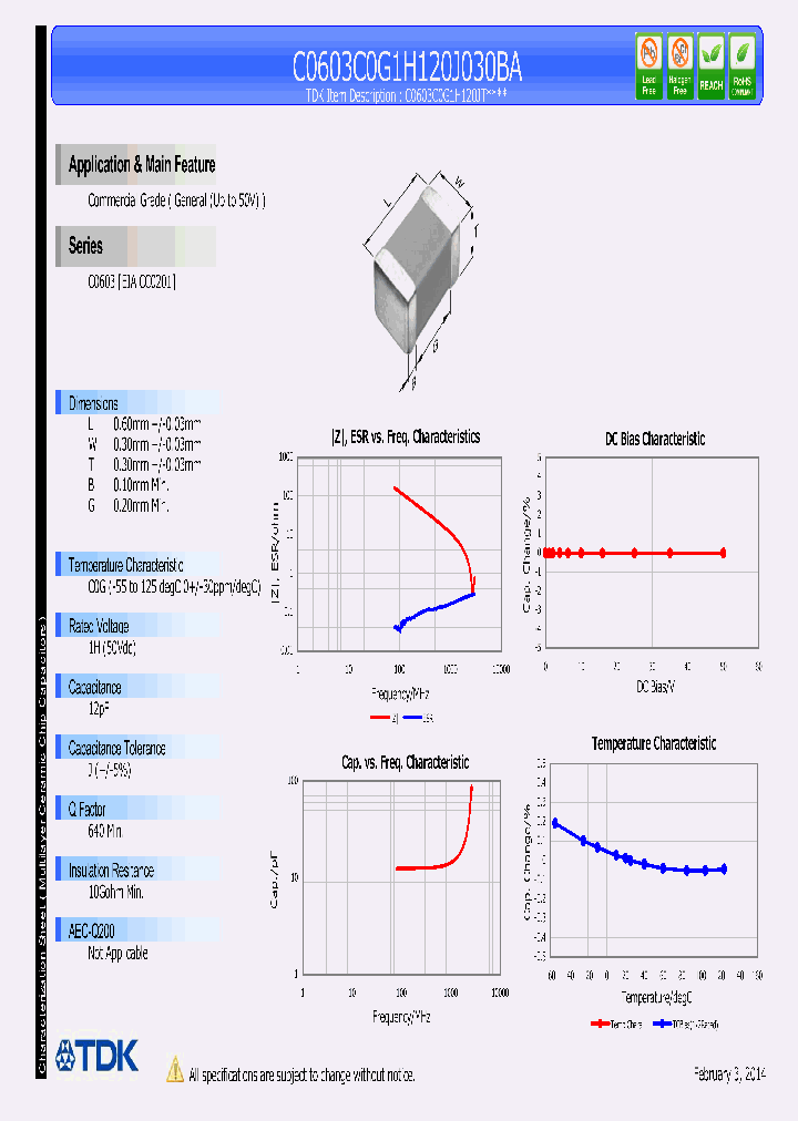C0603C0G1H120J030BA-14_9067200.PDF Datasheet