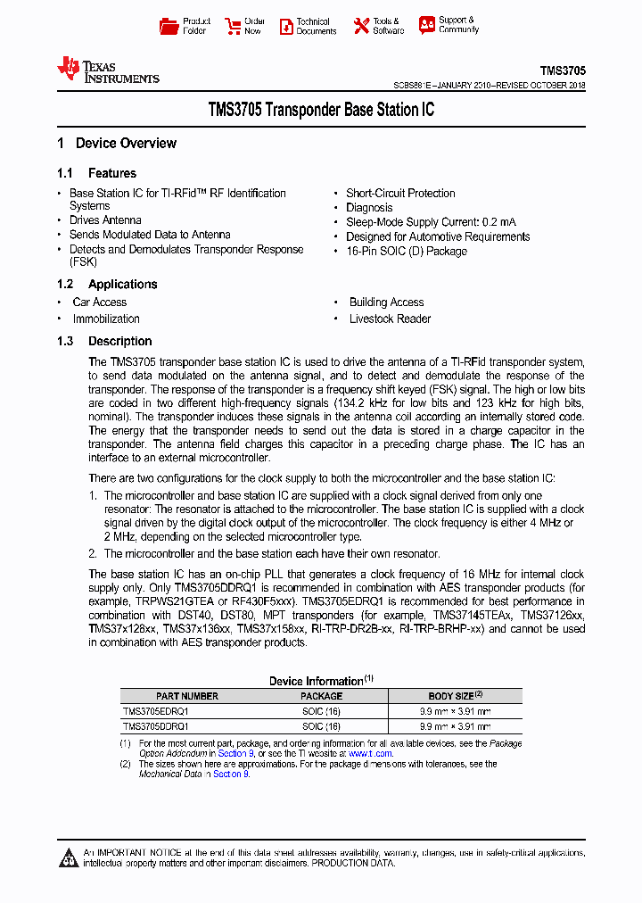 TMS3705_9067765.PDF Datasheet