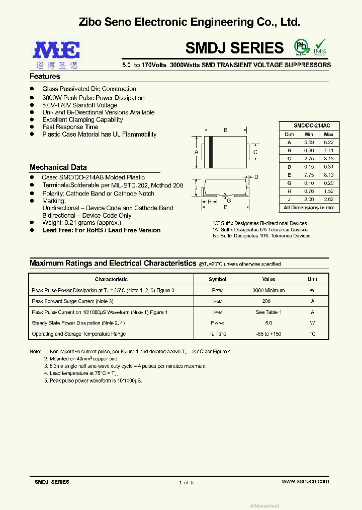SMDJ10_9068134.PDF Datasheet