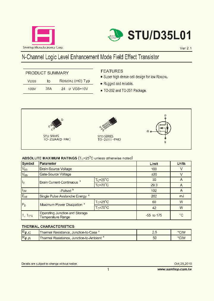 STUD35L01_9069287.PDF Datasheet