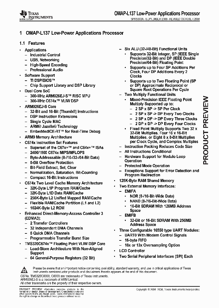 OMAP-L137_9070342.PDF Datasheet