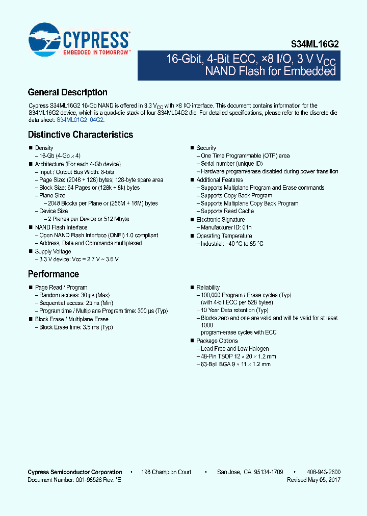 S34ML16G2_9071084.PDF Datasheet