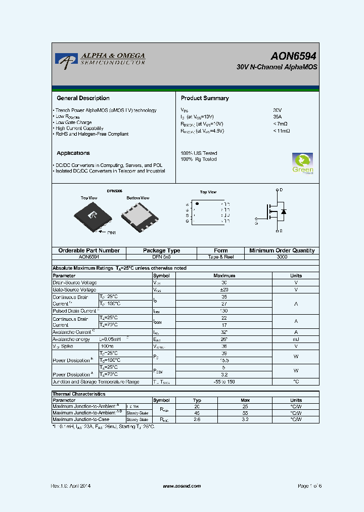 AON6594_9071415.PDF Datasheet