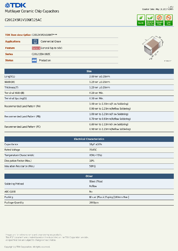 C2012X5R1V106K125AC-17_9072305.PDF Datasheet
