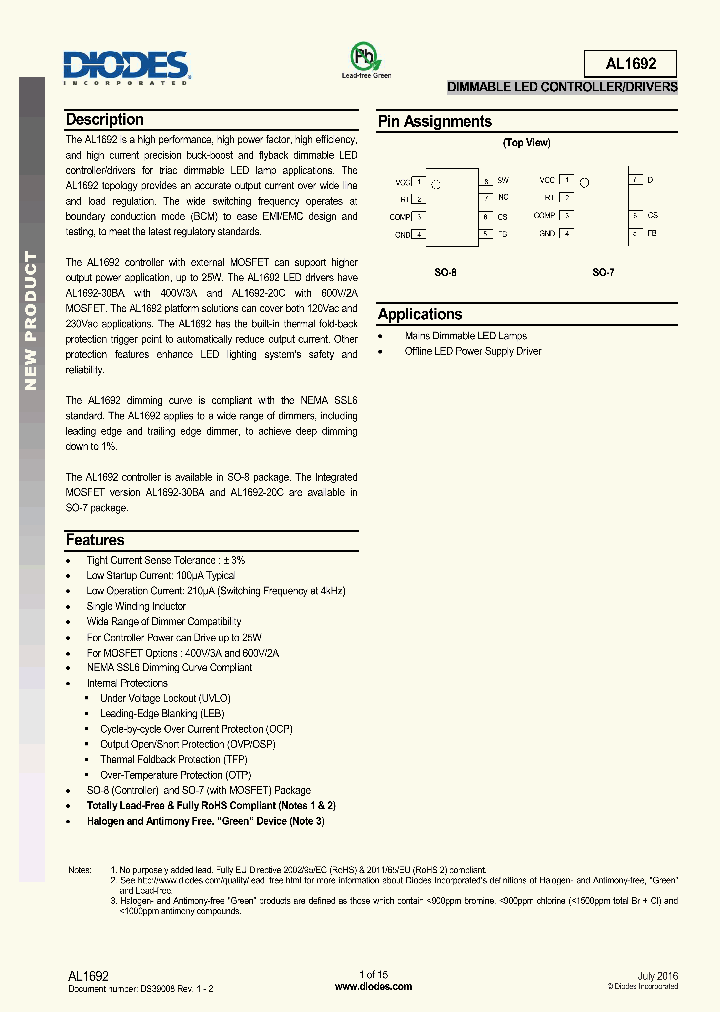 AL1692_9072642.PDF Datasheet