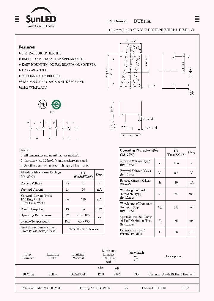 DUY13A_9073161.PDF Datasheet