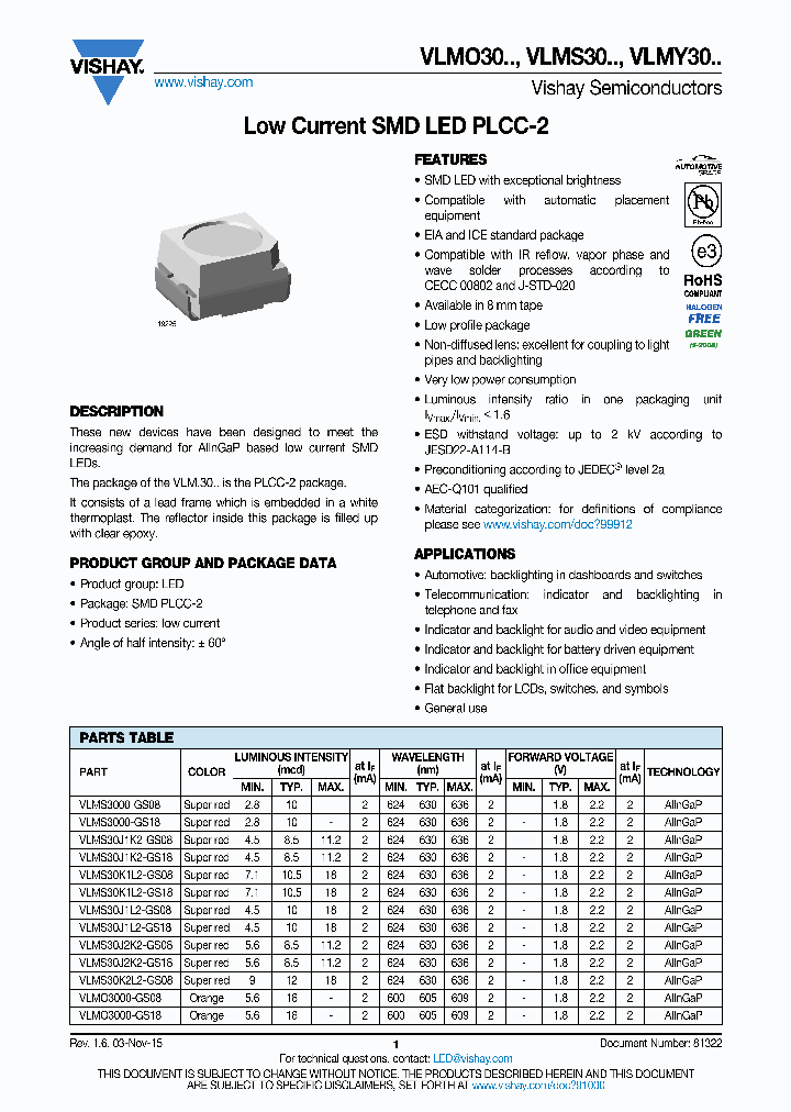 VLMO30_9073591.PDF Datasheet