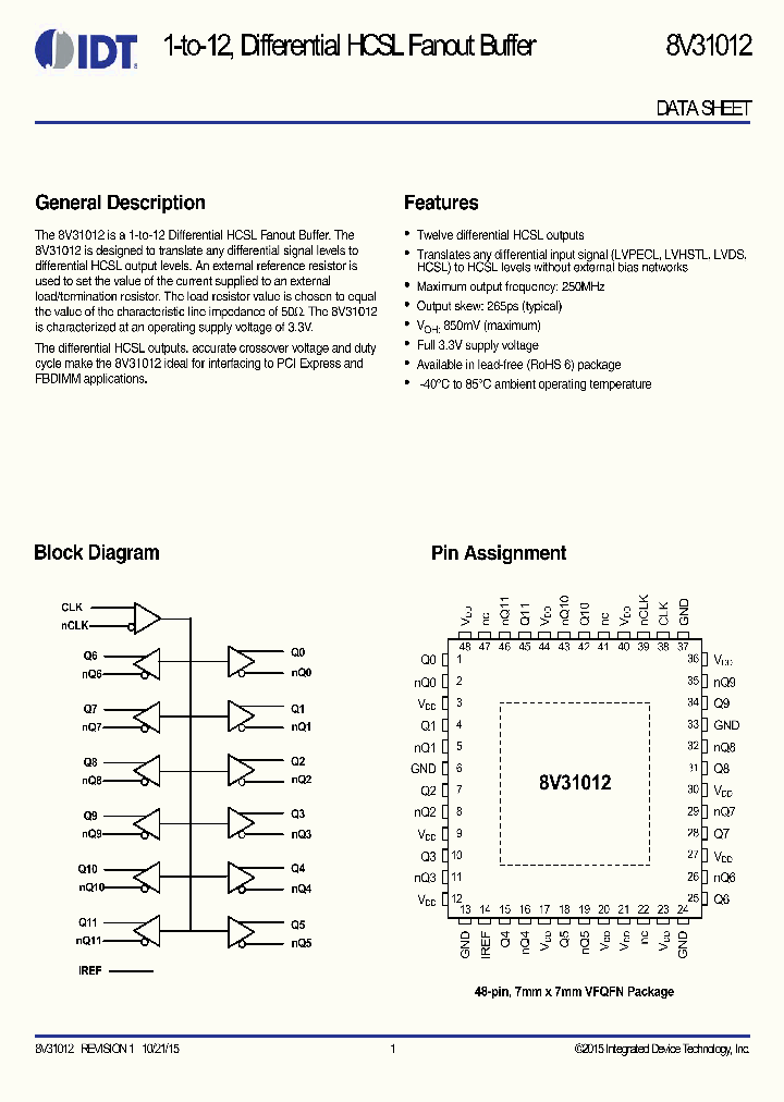 8V31012NLGI_9074867.PDF Datasheet