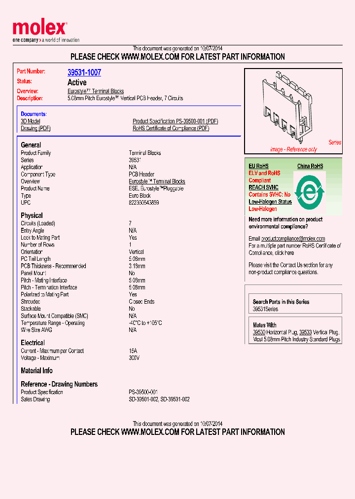 39531-1007_9076030.PDF Datasheet