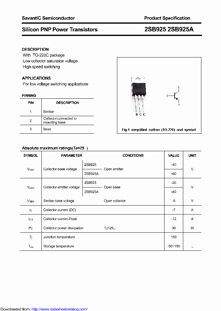 2SB925_9076966.PDF Datasheet
