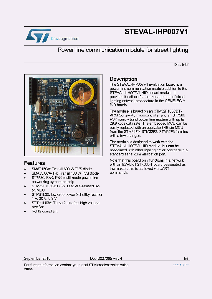 STEVAL-IHP007V1_9077627.PDF Datasheet