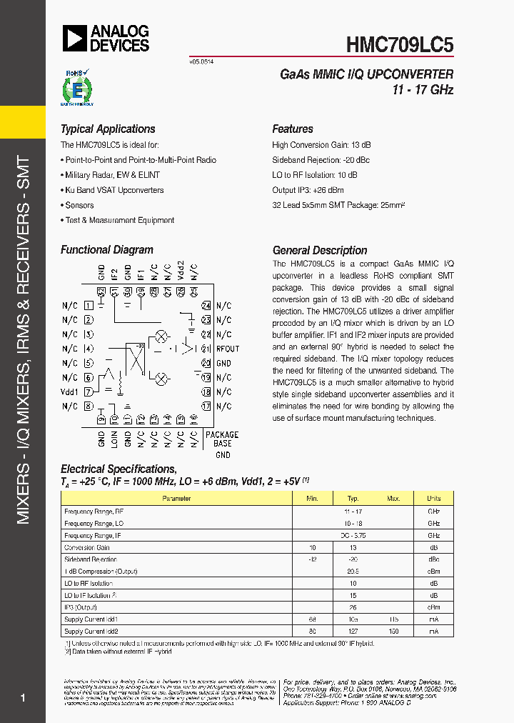 HMC709LC5_9078146.PDF Datasheet