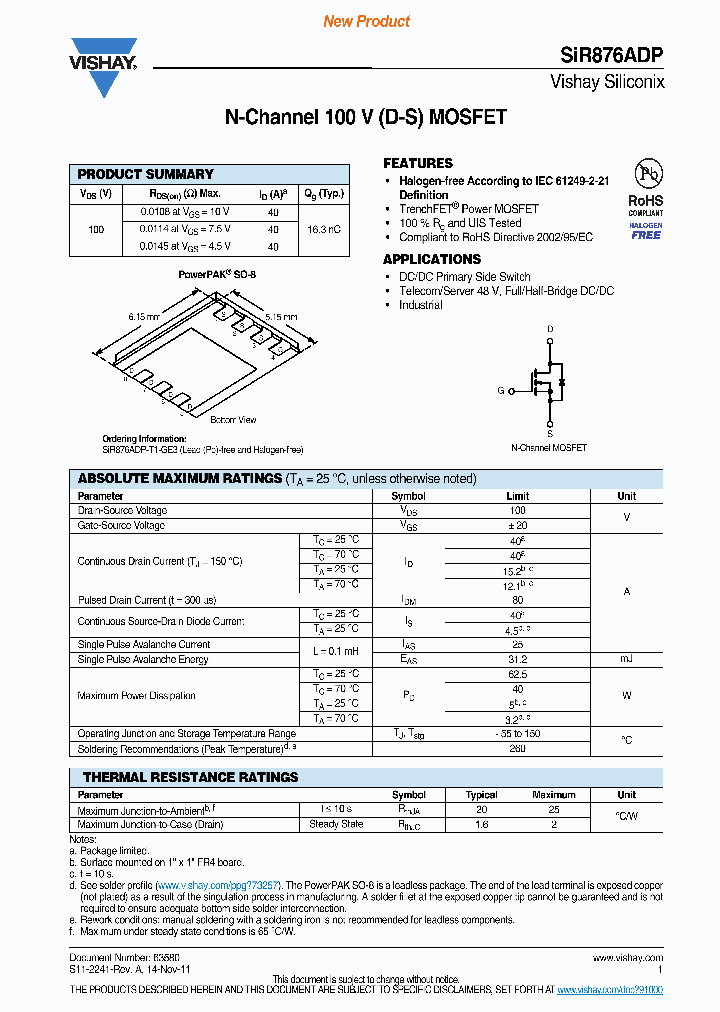 SIR876ADP_9078630.PDF Datasheet