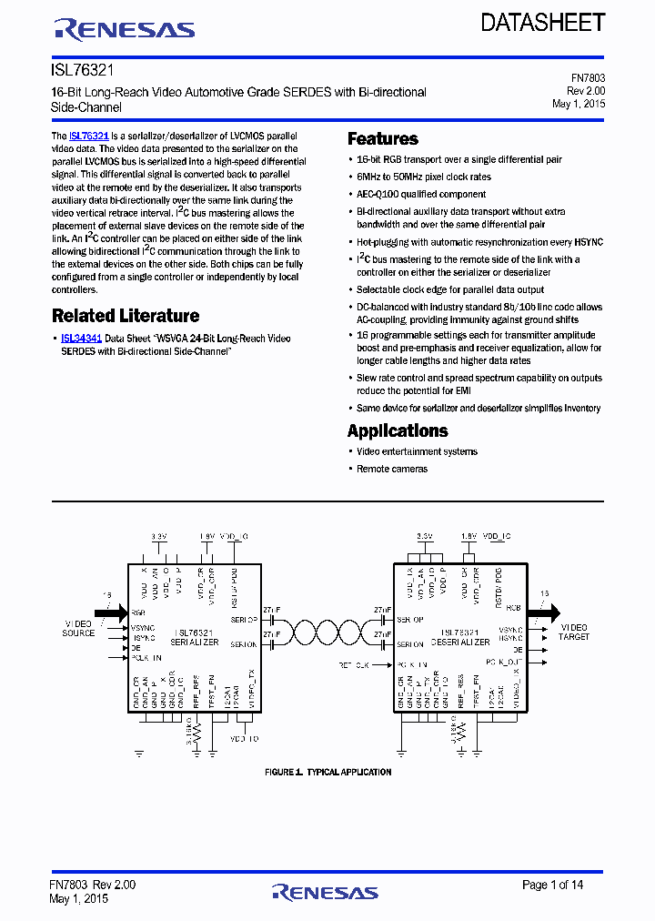 ISL76321ARZ_9078681.PDF Datasheet