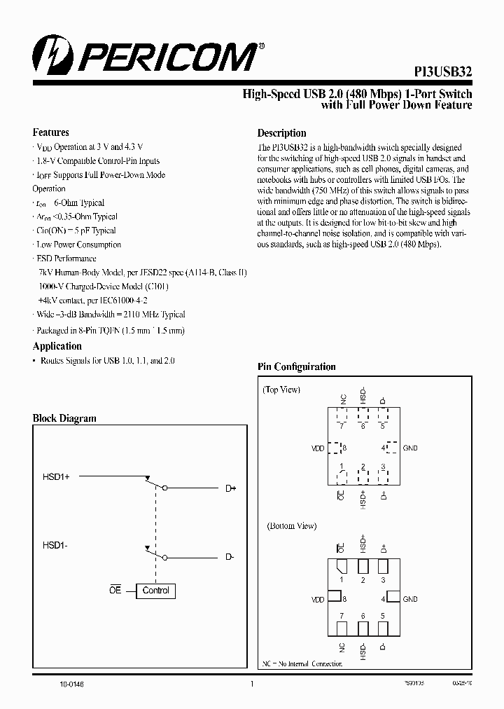 PI3USB32_9078798.PDF Datasheet