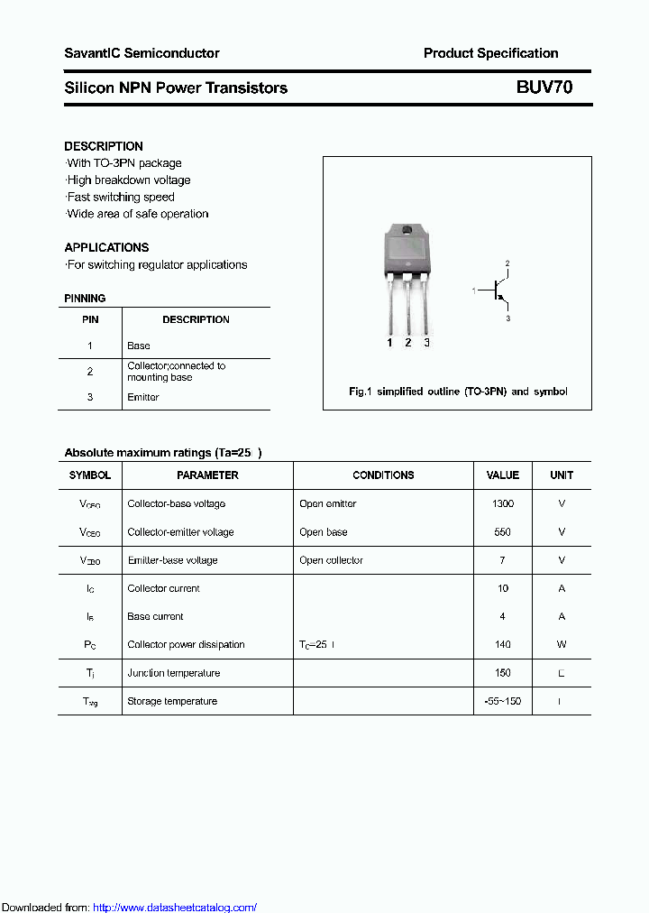 BUV70_9079501.PDF Datasheet