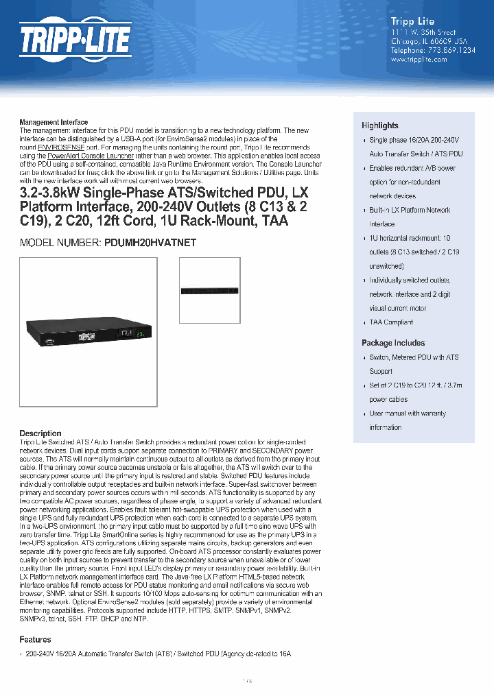 PDUMH20HVATNET_9080220.PDF Datasheet