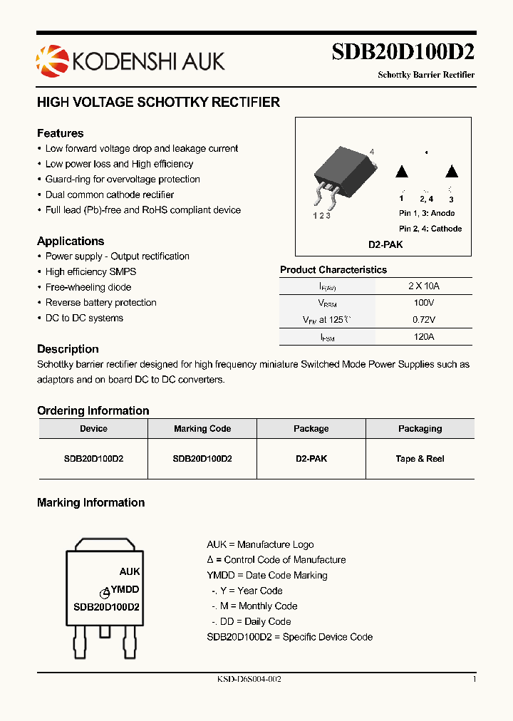 SDB20D100D2_9080214.PDF Datasheet