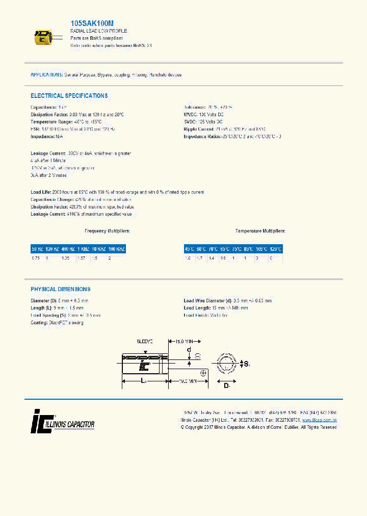 105SAK100M_9080441.PDF Datasheet