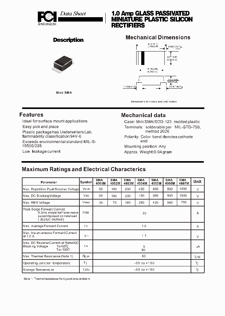 SMA4001M_9080537.PDF Datasheet
