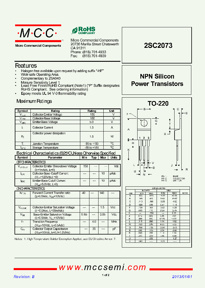 2SC2073_9081162.PDF Datasheet