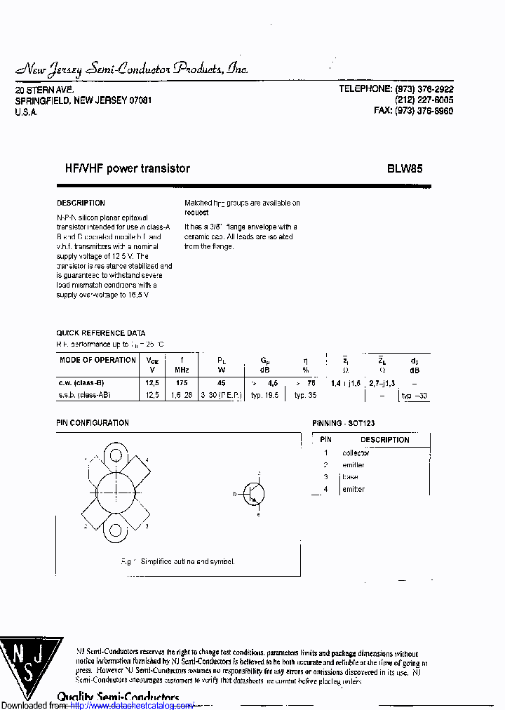 BLW85_9081630.PDF Datasheet