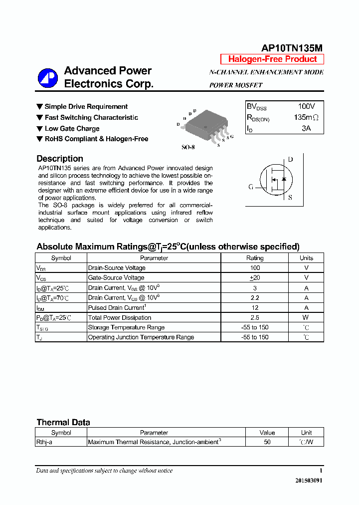 AP10TN135M_9081677.PDF Datasheet
