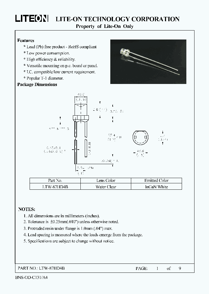 LTW-87HD4B_9083197.PDF Datasheet