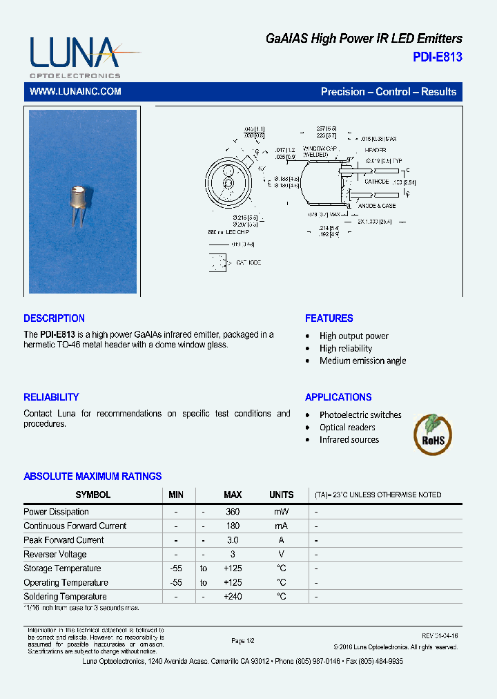 PDI-E813_9083359.PDF Datasheet