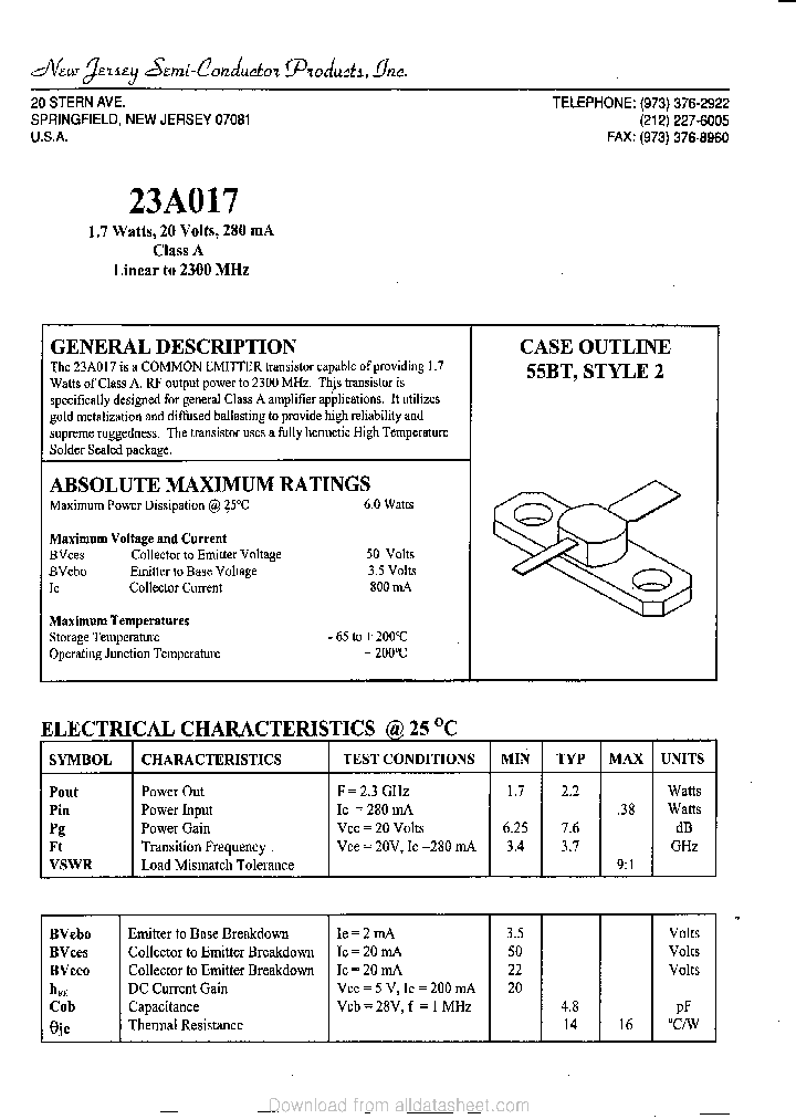 23A017_9084449.PDF Datasheet