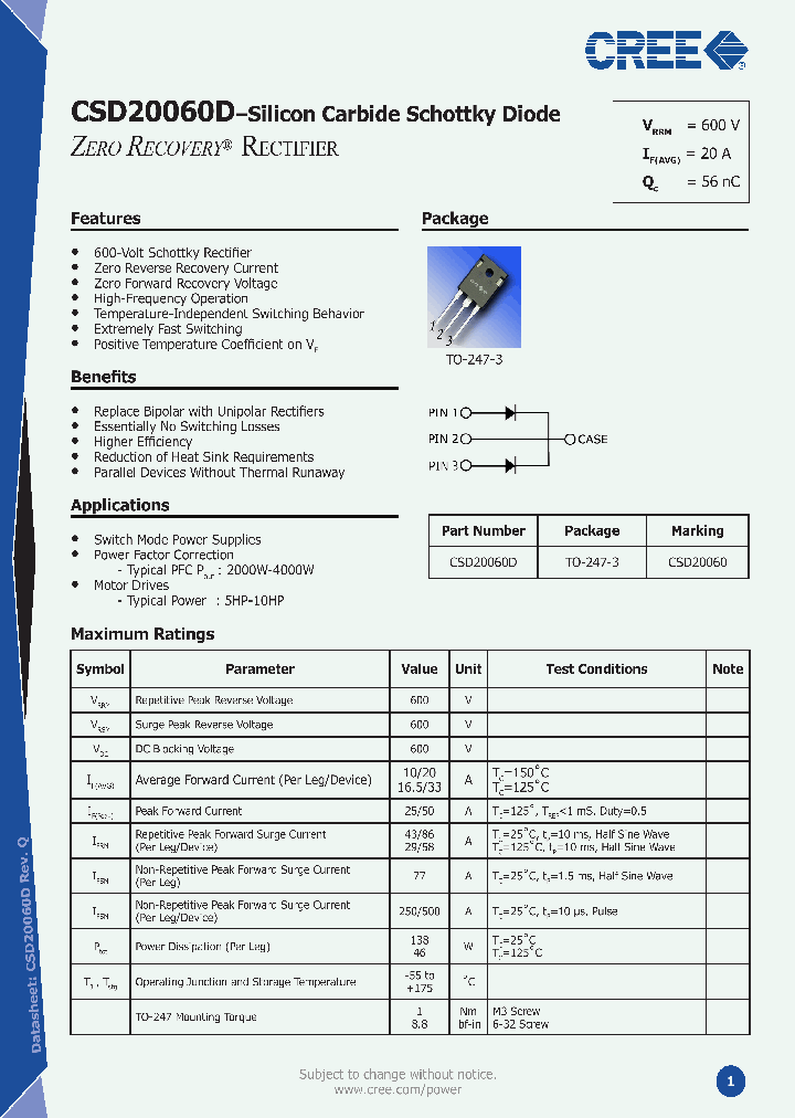 CSD20060D_9084746.PDF Datasheet