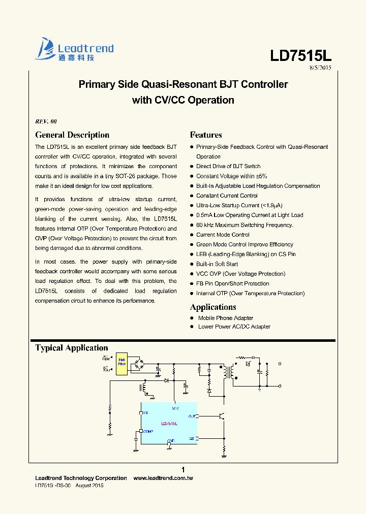 LD7515L_9085408.PDF Datasheet
