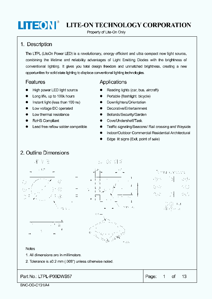 LTPL-P00DWS57_9085731.PDF Datasheet
