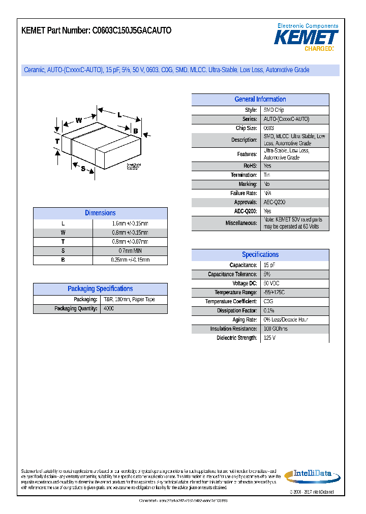 C0603C150J5GACAUTO_9086050.PDF Datasheet