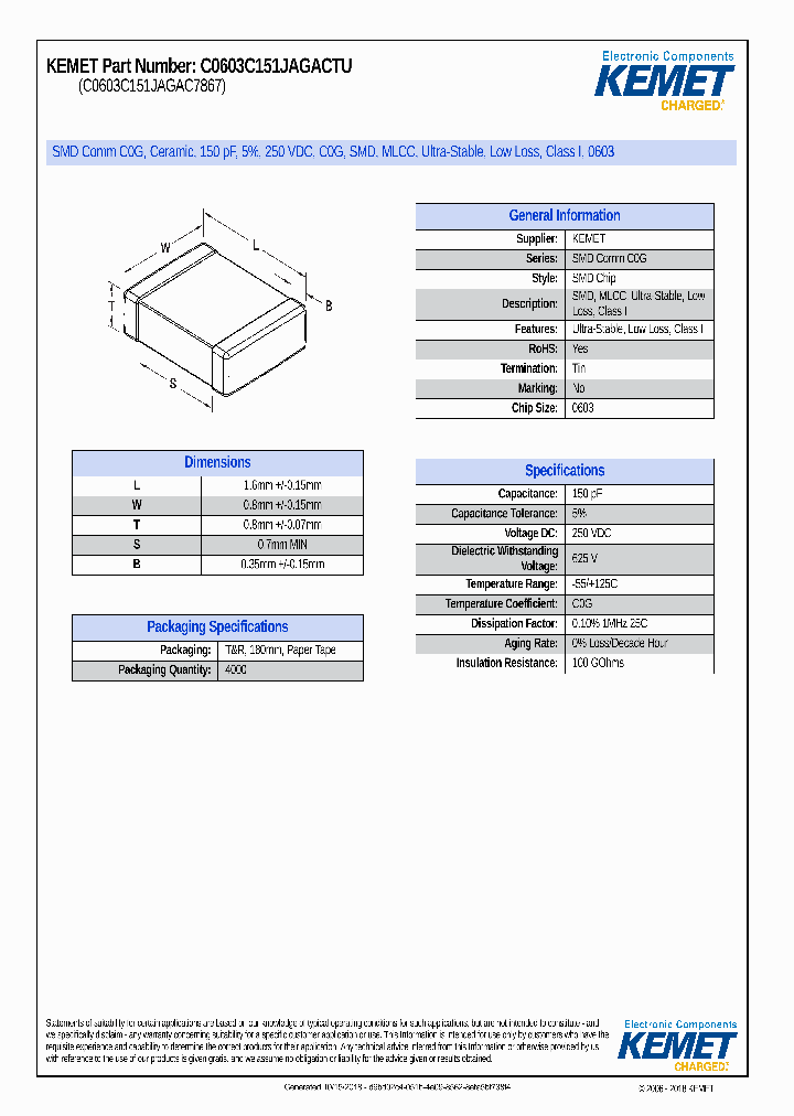 C0603C151JAGACTU_9086062.PDF Datasheet