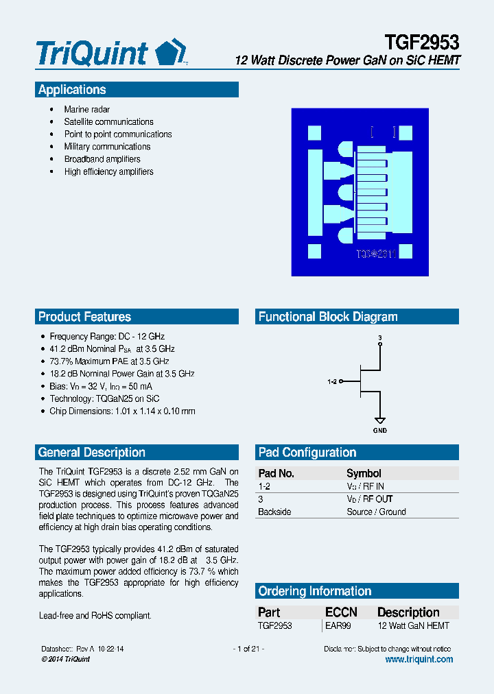 TGF2953_9086161.PDF Datasheet