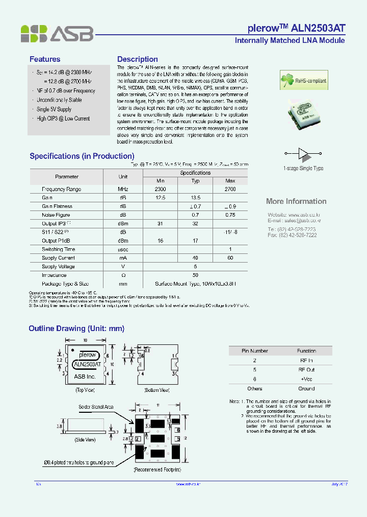 ALN2503AT_9086198.PDF Datasheet