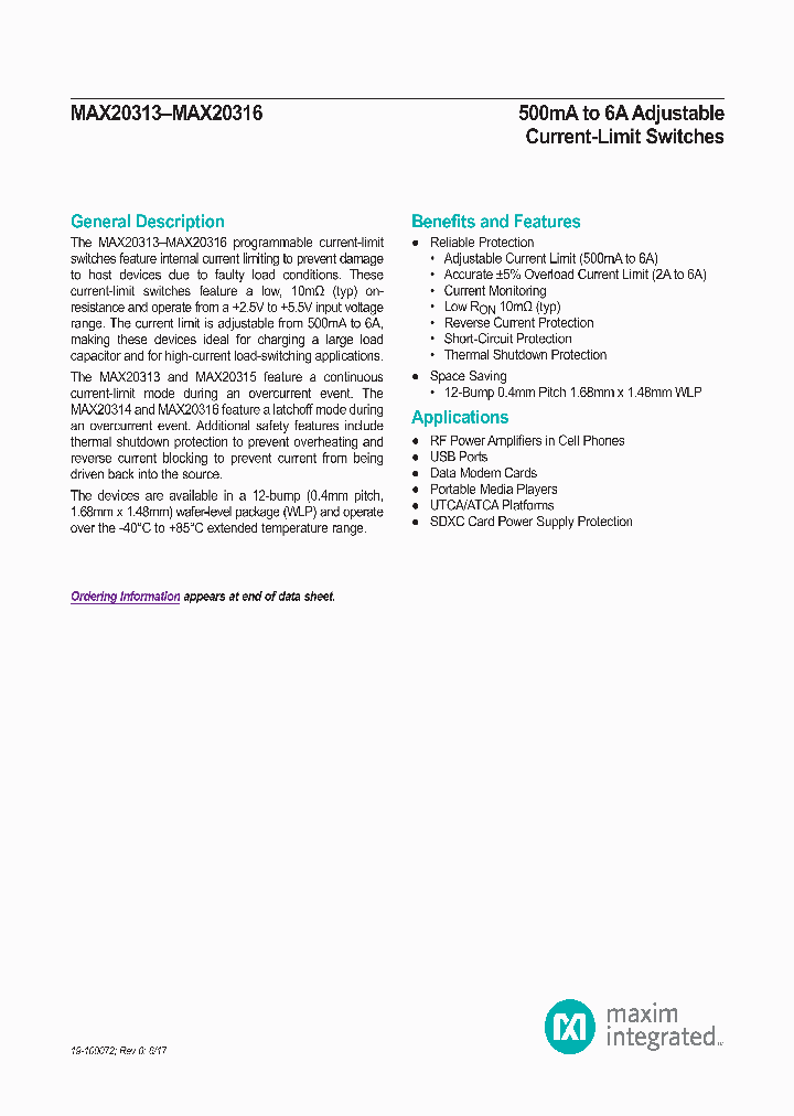 MAX20313_9086206.PDF Datasheet