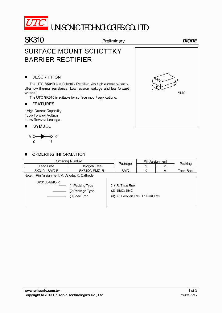 SK310_9086380.PDF Datasheet