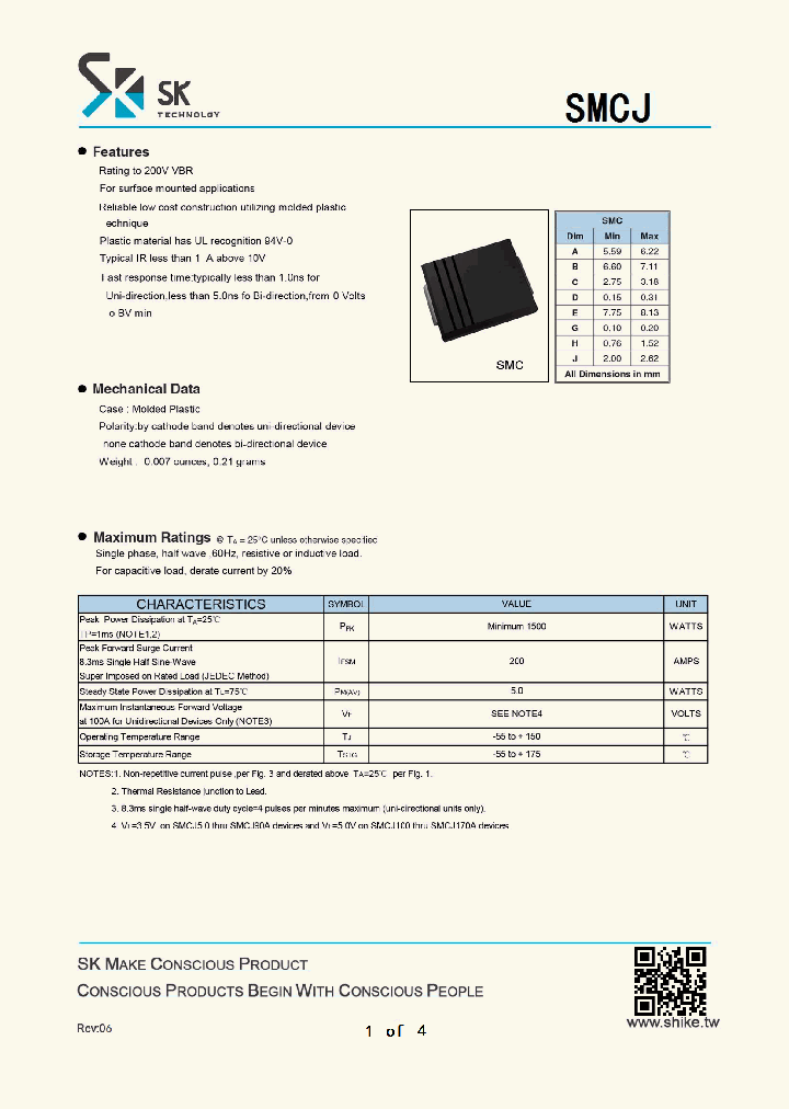 SMCJ300A_9086409.PDF Datasheet