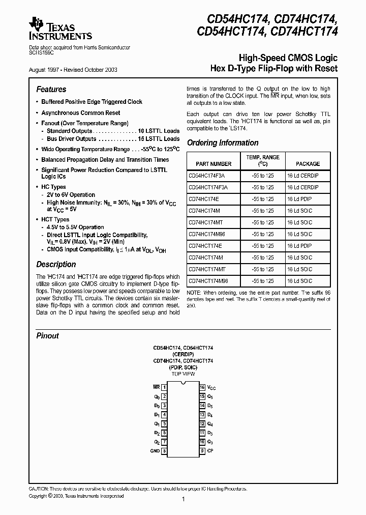 CD74HC174M96_9086806.PDF Datasheet